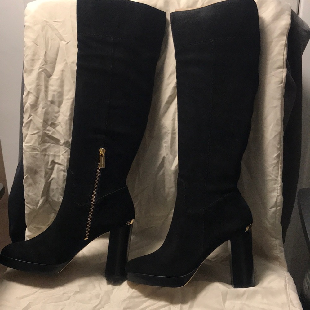 Regina suede platform boot Michael Kors